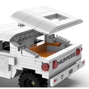 Klocki techniczne CaDA 328 el. Humvee pojazd wojskowy 1:24 dla dzieci 8+